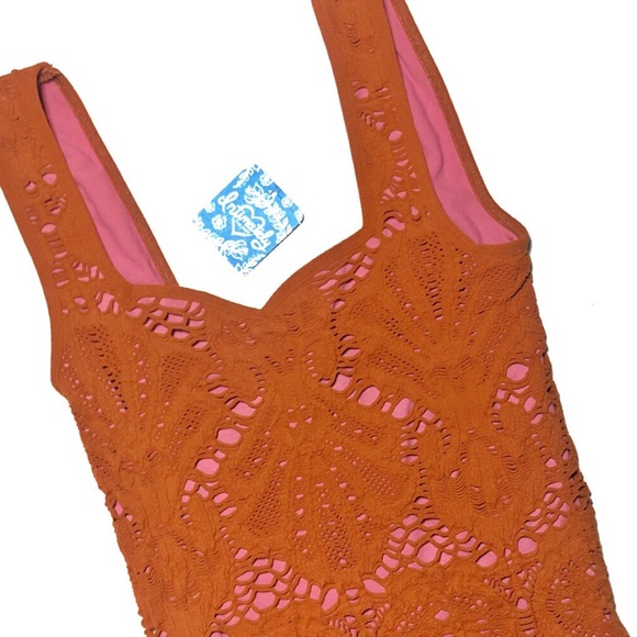 Free People Boho Crochet Medallion Dress - Picture 6 of 8